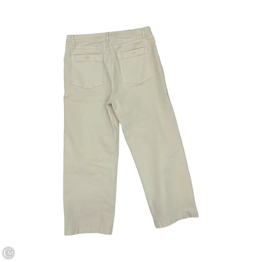 Pants Wide Leg By Loft In Tan Denim, Size: 12