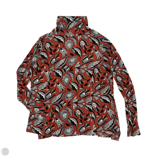 Top Long Sleeve By Cato In Orange, Size: Xl
