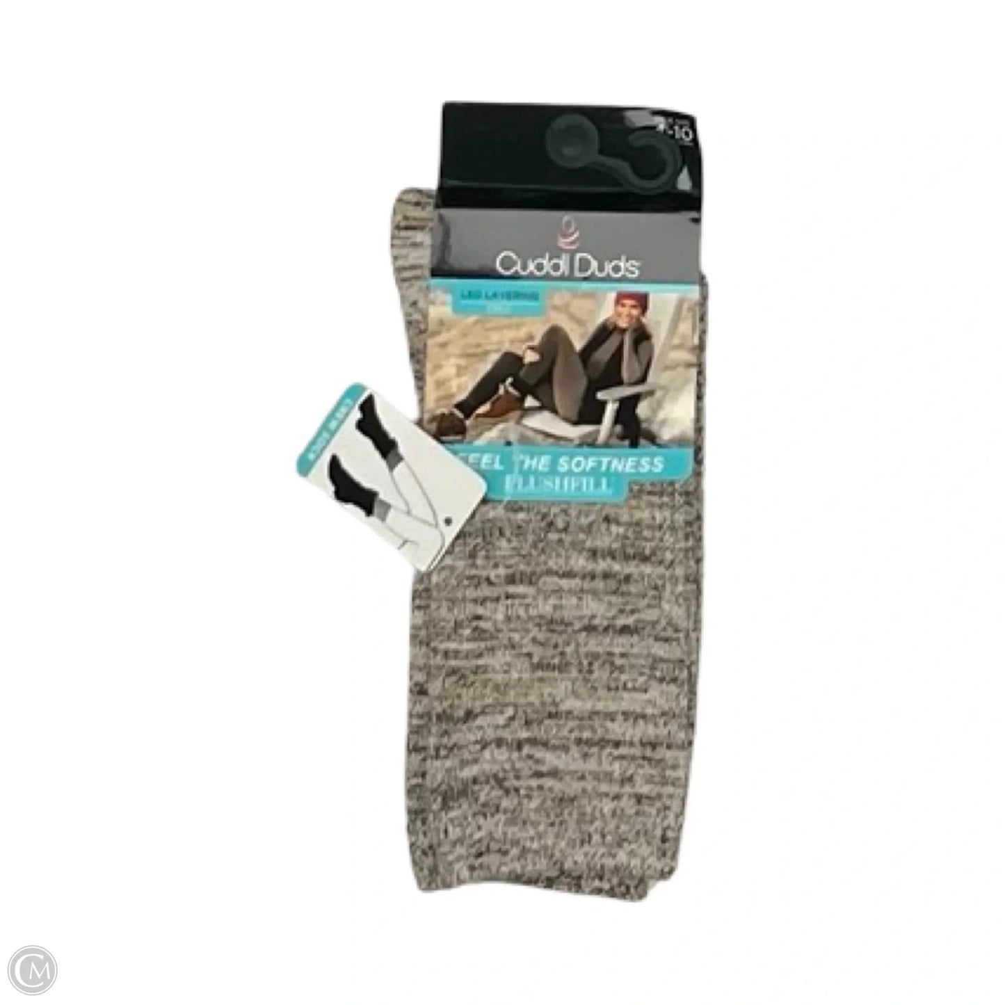 Socks By Cuddl Duds In Tan