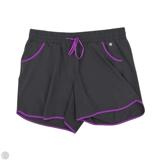 Athletic Shorts By Livi Active In Grey, Size: 1x