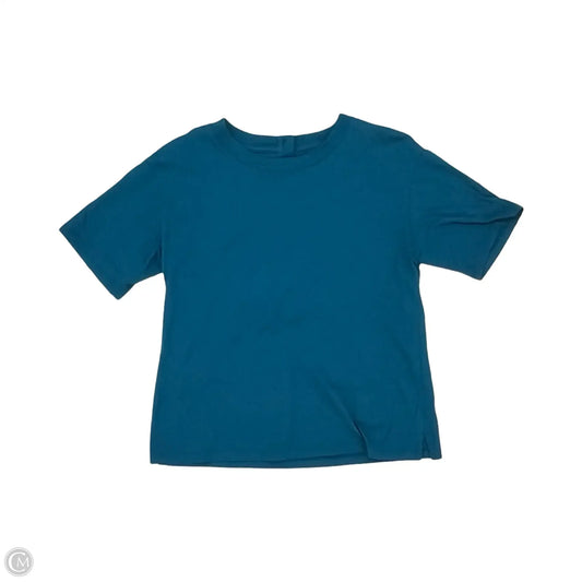 Top Short Sleeve By Talbots In Blue, Size: Sp