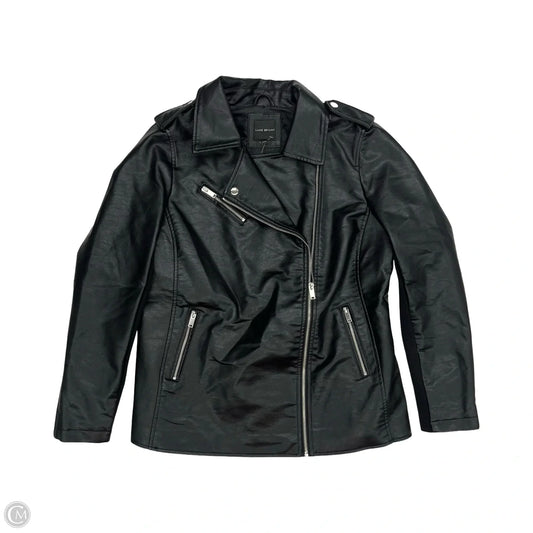 Jacket Moto By Lane Bryant In Black, Size: M