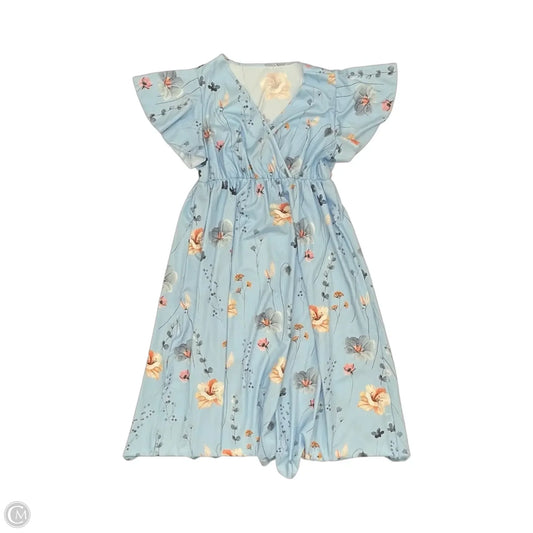 Dress Party Long By Shein In Blue, Size: 2x