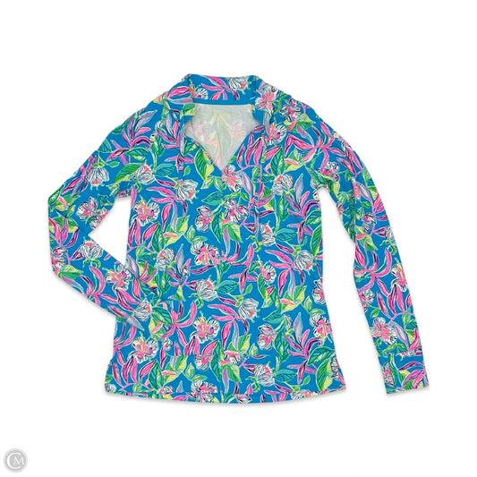 Top Long Sleeve Designer By Lilly Pulitzer In Multi-colored, Size: S
