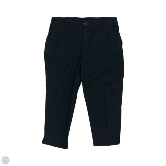 Pants Cropped By Style And Company In Black, Size: 12