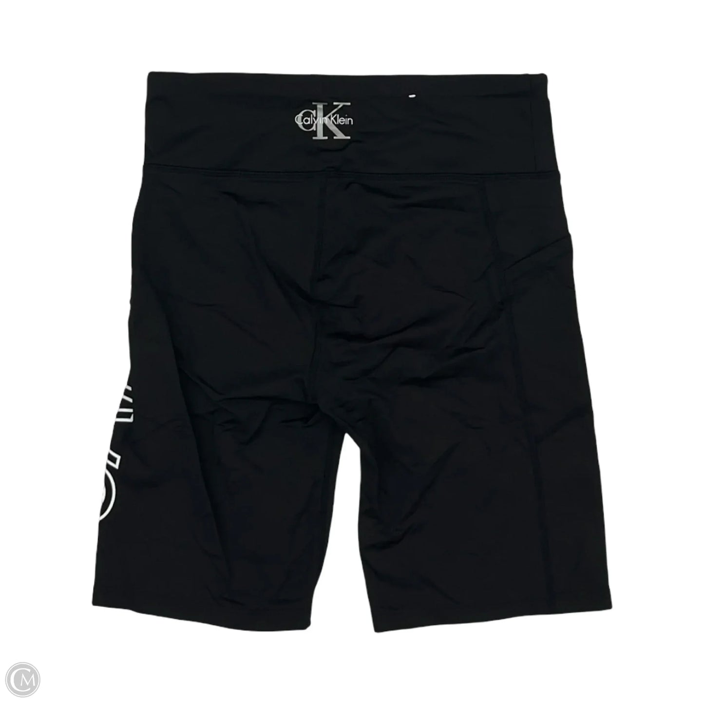 Athletic Shorts By Calvin Klein In Black, Size: M