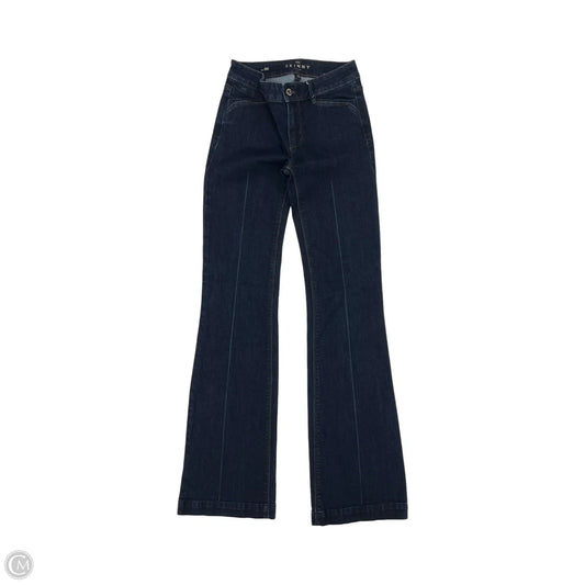 Jeans Flared By White House Black Market In Blue Denim, Size: 00
