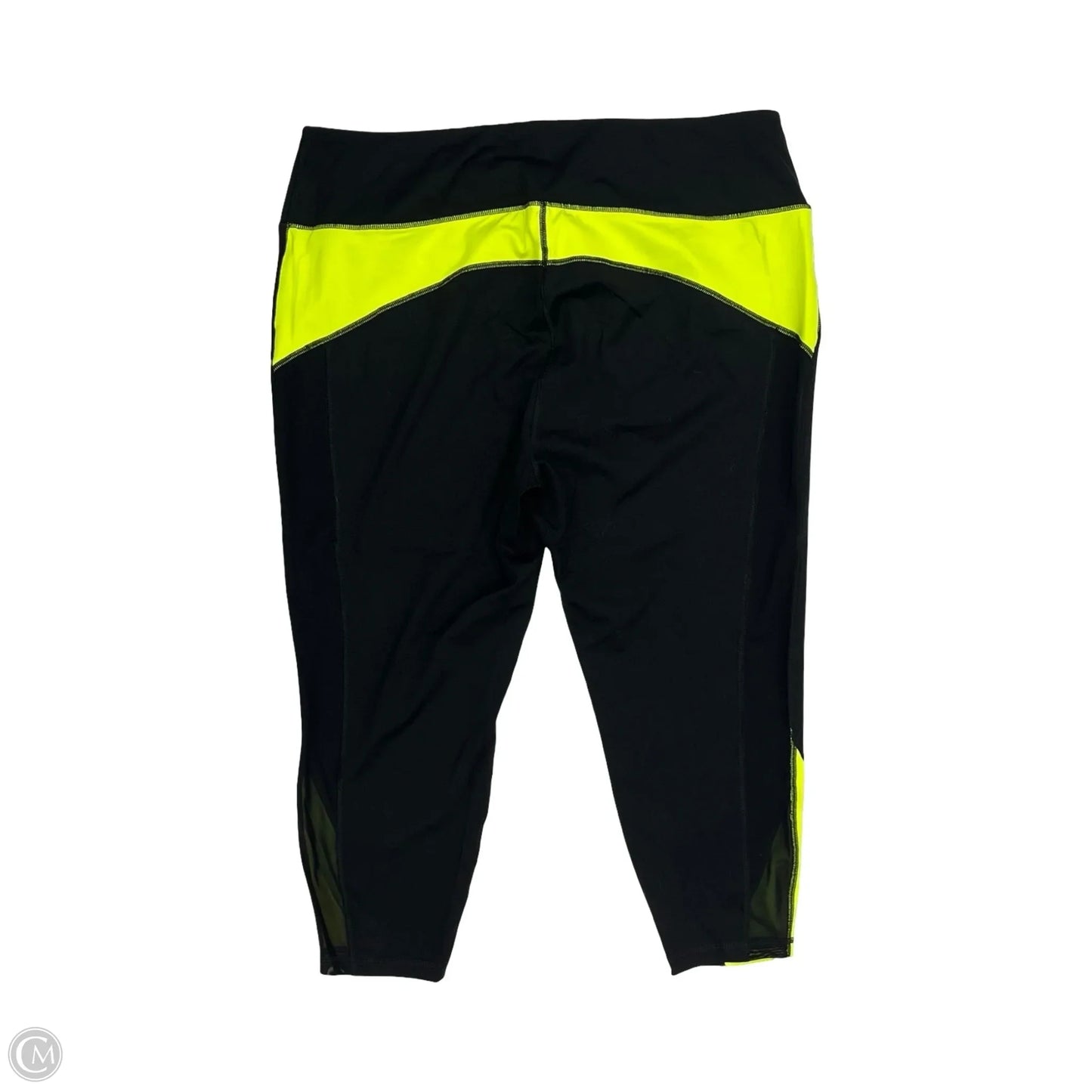 Athletic Leggings By Torrid In Black & Green, Size: 4x