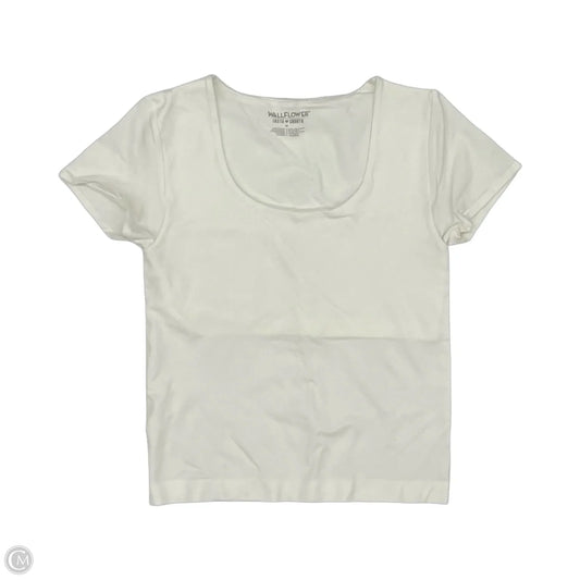Top Short Sleeve By Wallflower In White, Size: M