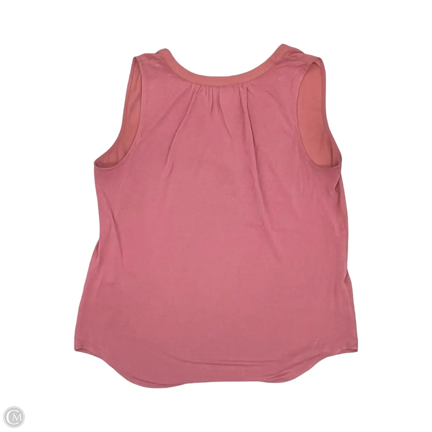 Blouse Sleeveless By Loft In Pink, Size: M