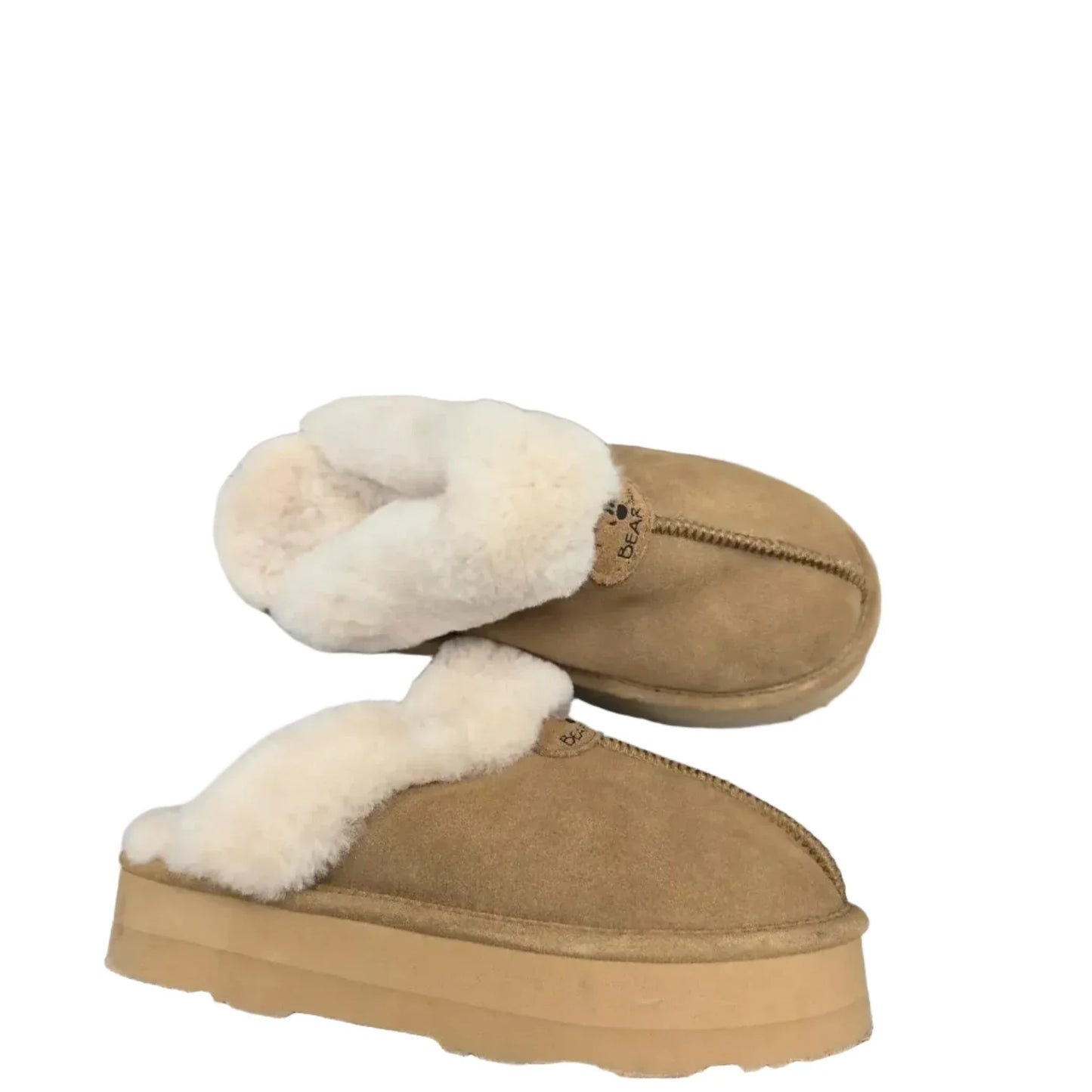 Shoes Heels Platform By Bearpaw In Tan, Size: 11