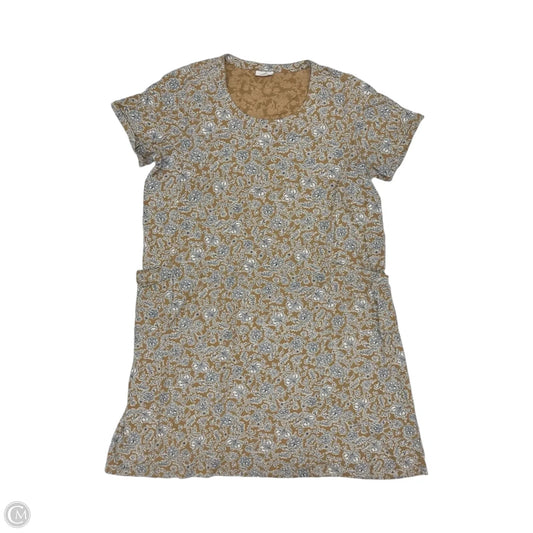Dress Casual Short By J. Jill In Blue & Tan, Size: Xl