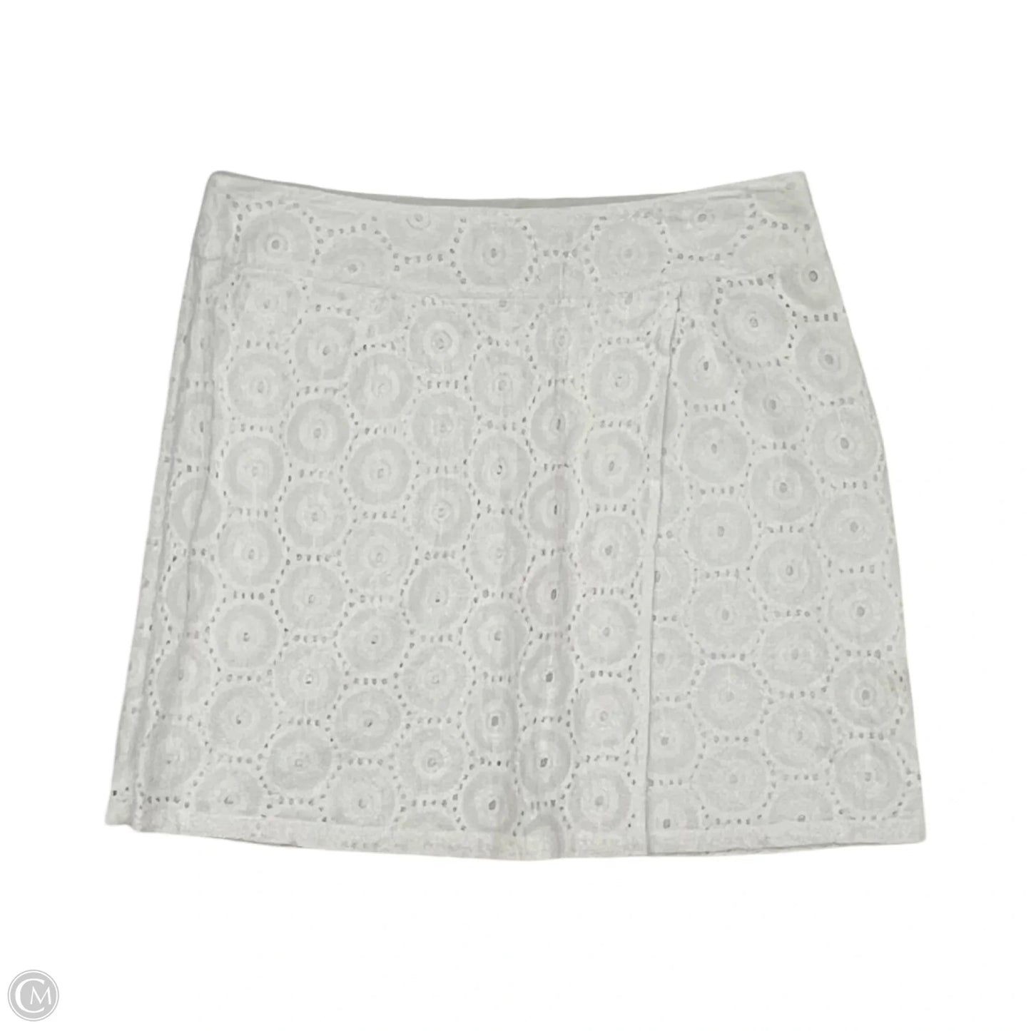 Skirt Mini & Short By Adiva In White, Size: L