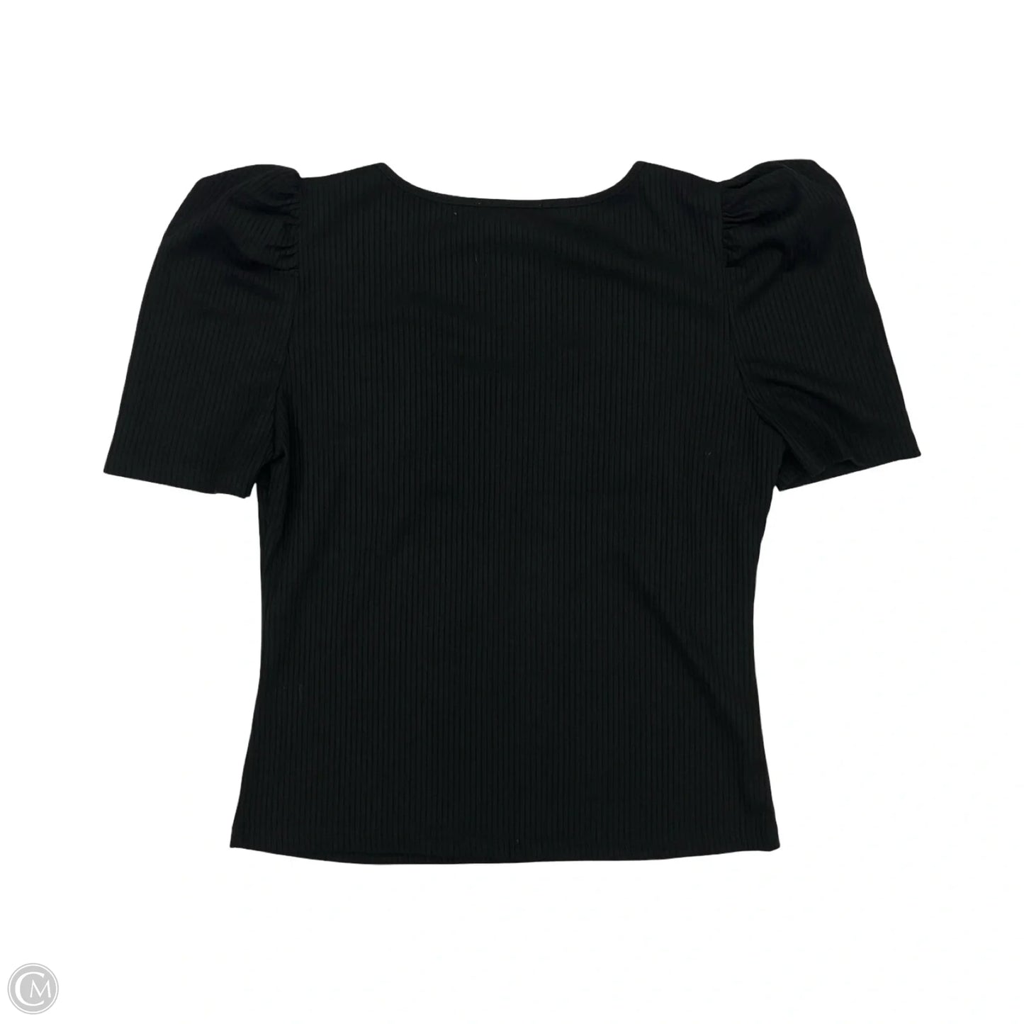 Top Short Sleeve By Clothes Mentor In Black, Size: 1x