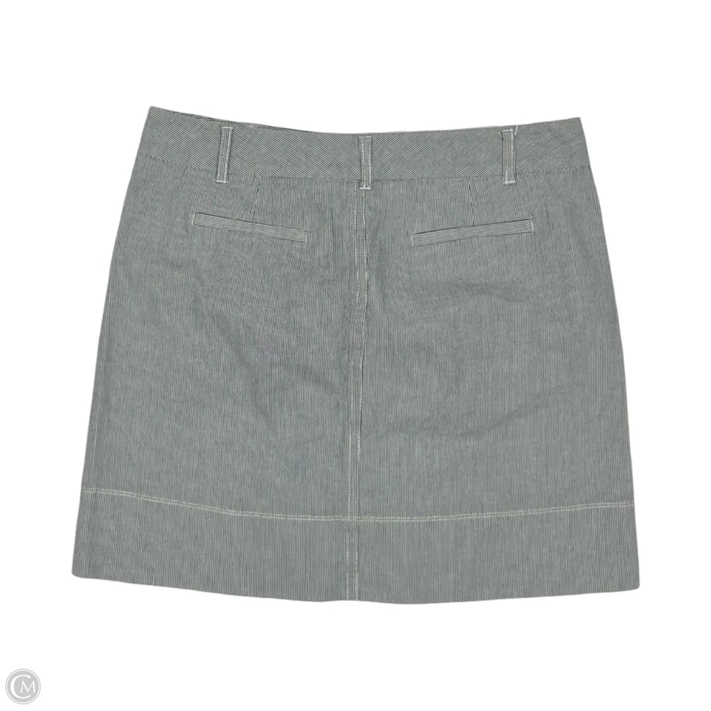 Skirt Mini & Short By Merona In Blue & White, Size: 12