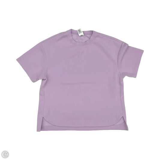 Top Short Sleeve By Members Mark In Purple, Size: M