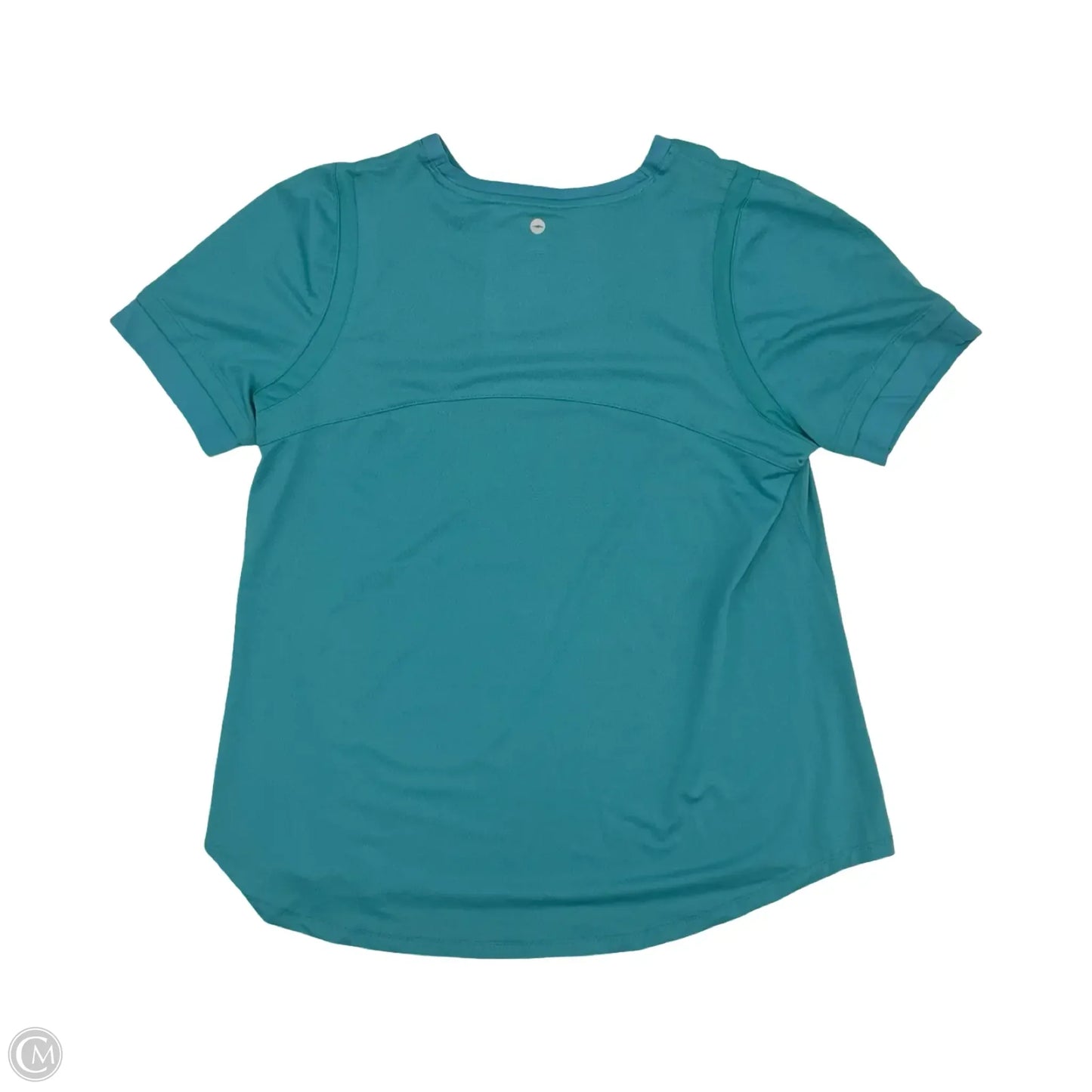 Athletic Top Short Sleeve By Avia In Teal, Size: L