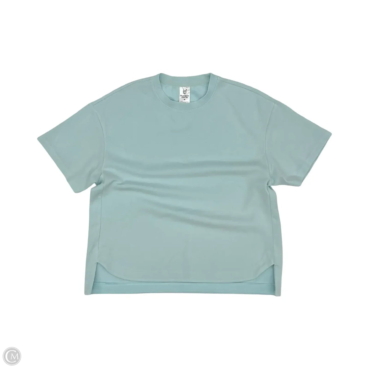 Top Short Sleeve By Members Mark In Blue, Size: M