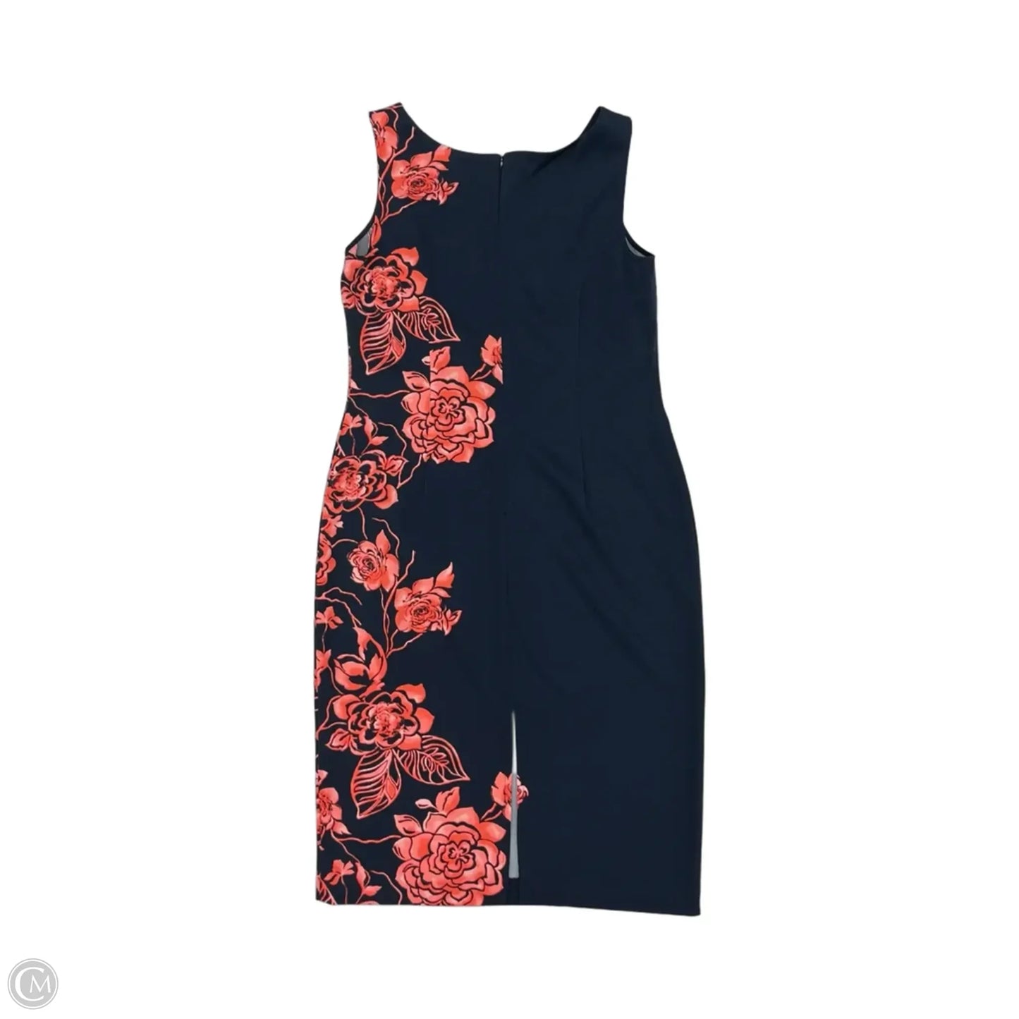 Dress Party Midi By Clothes Mentor In Blue & Red, Size: 10