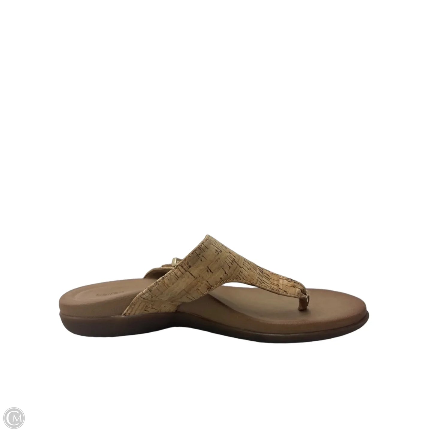 Sandals Flip Flops By Aetrex In Tan, Size: 8.5