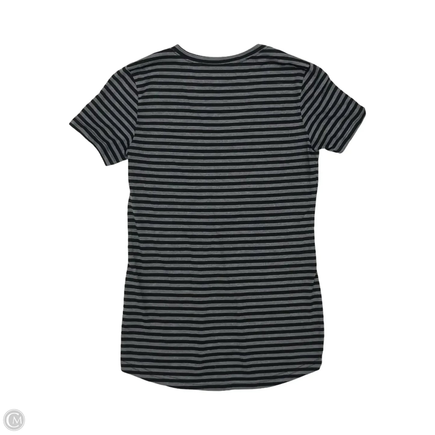 Top Short Sleeve By Reebok In Black & Grey, Size: Xs