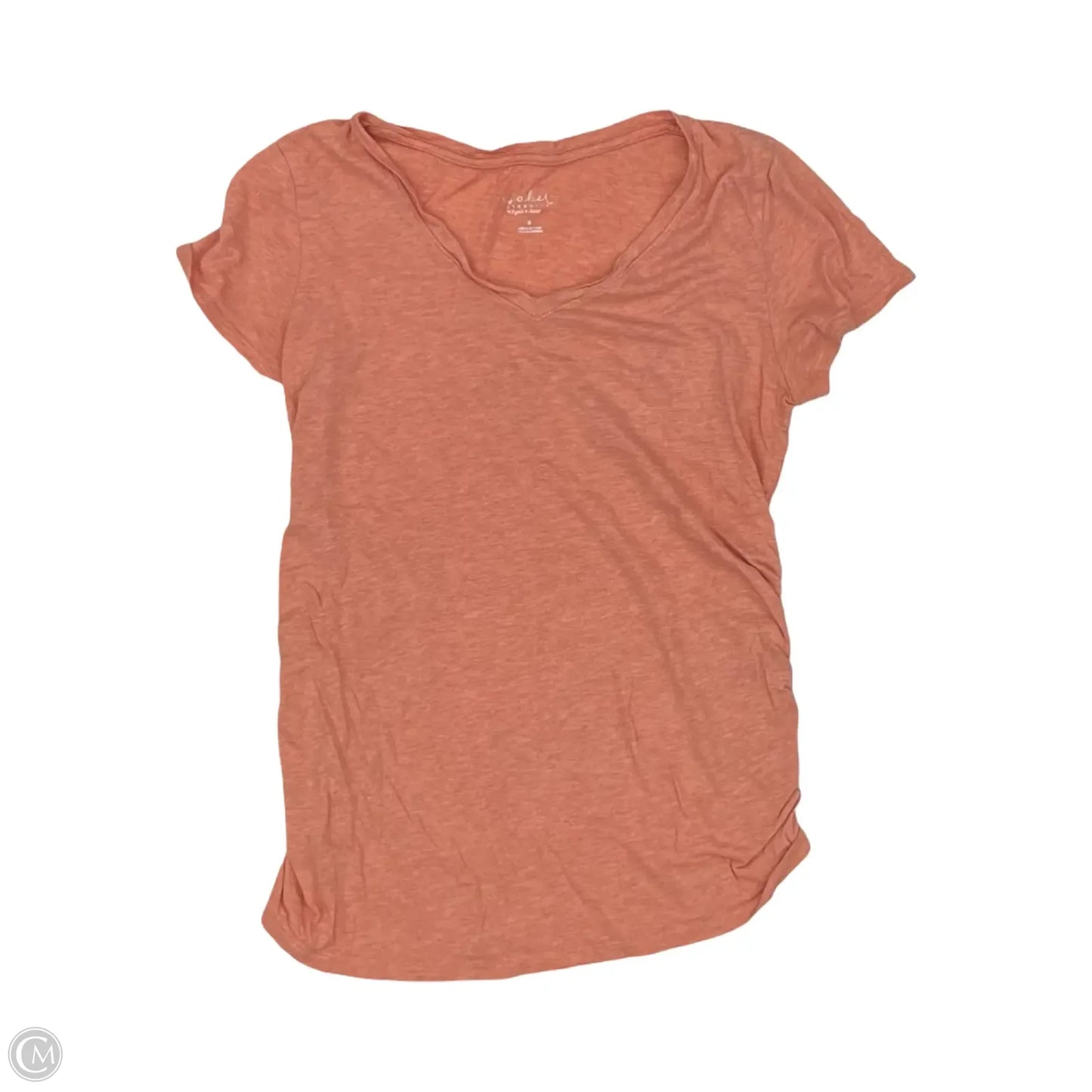 Mat Top Short Sleeve By Isabel Maternity, Size: S