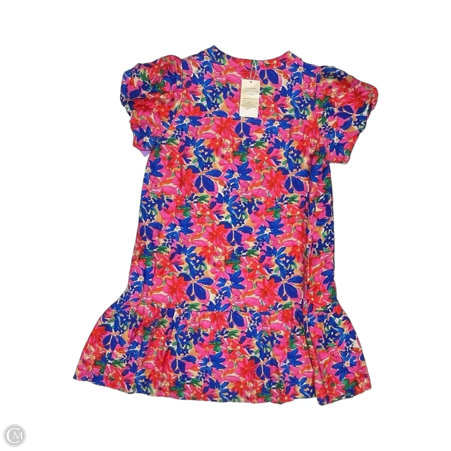Dress Party Short By Clothes Mentor In Floral Print, Size: L