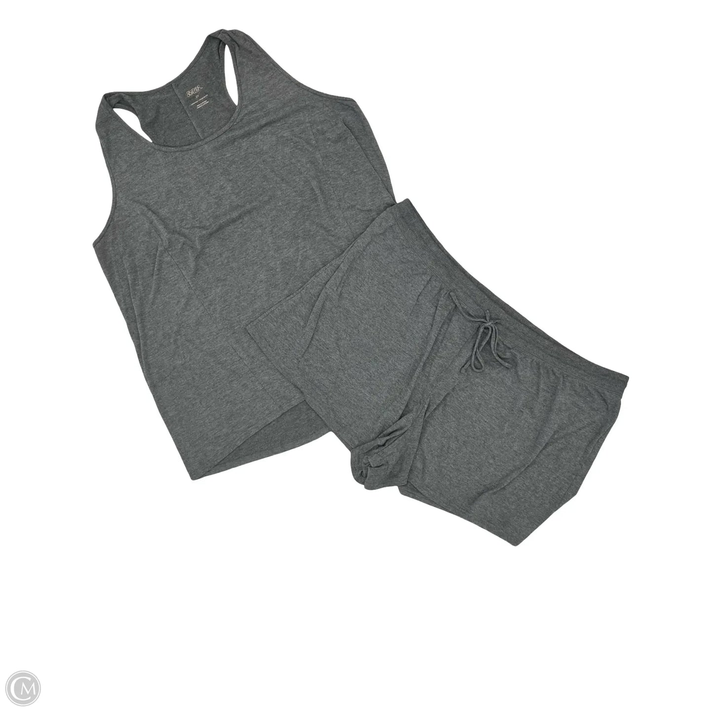 Lounge Set Shorts By Gilligan And Omalley In Grey, Size: 2x