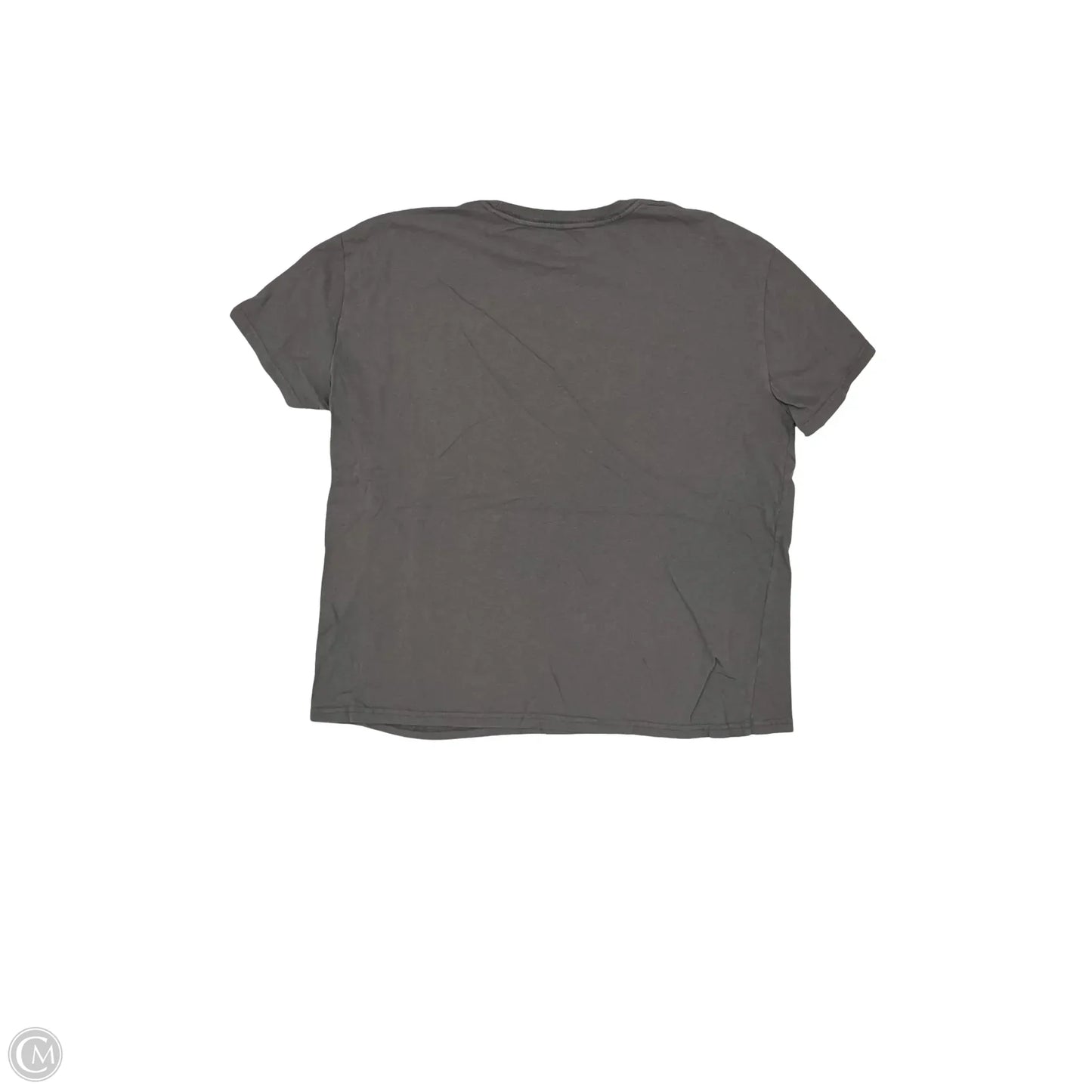Top Short Sleeve By Clothes Mentor In Grey, Size: Xl