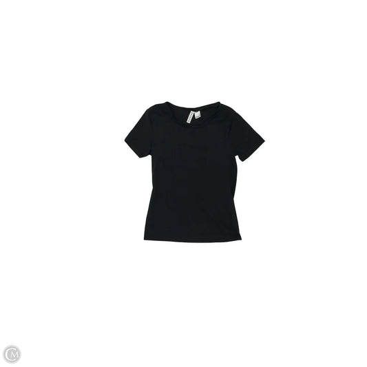 Top Short Sleeve Basic By Divided In Black, Size: S