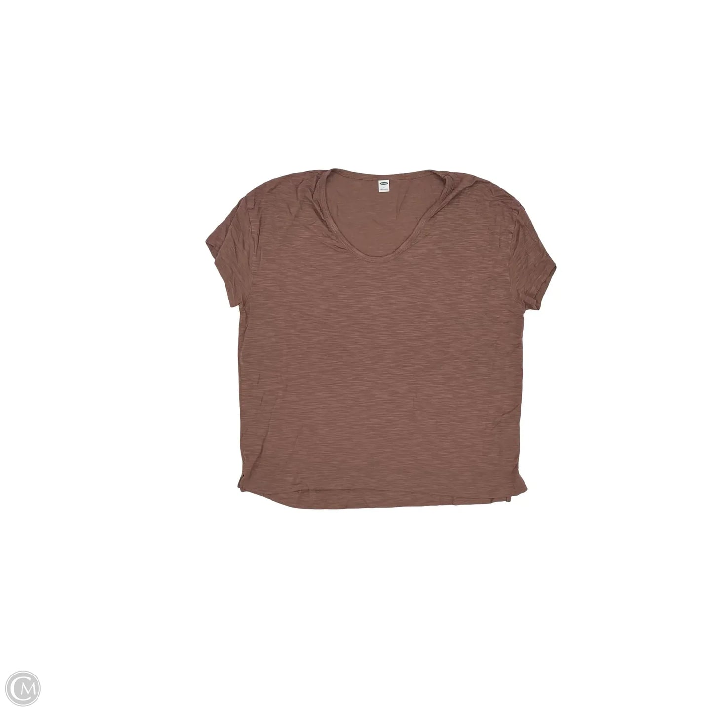 Top Short Sleeve By Old Navy In Brown, Size: L