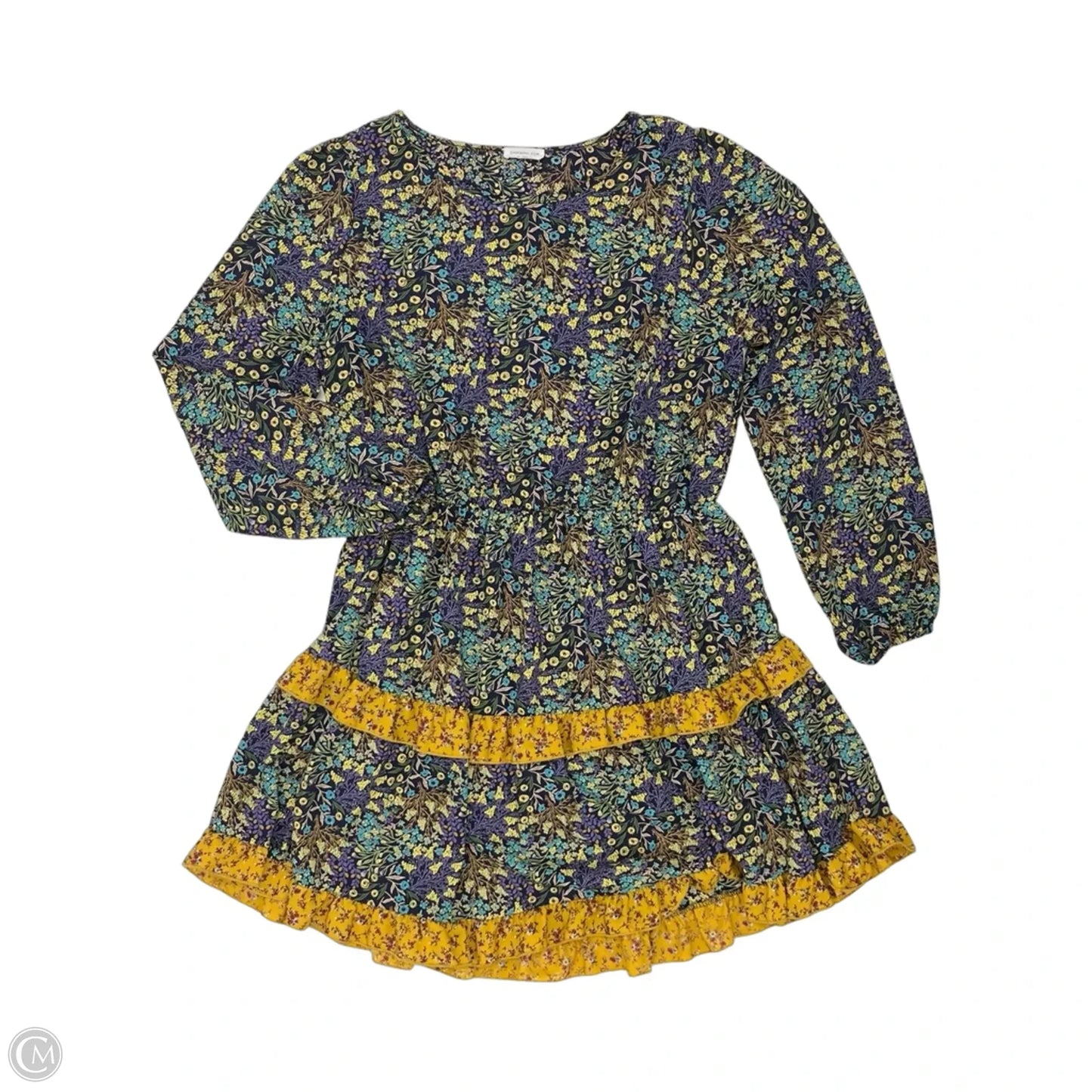 Dress Party Short By Chicsoul In Floral Print, Size: L