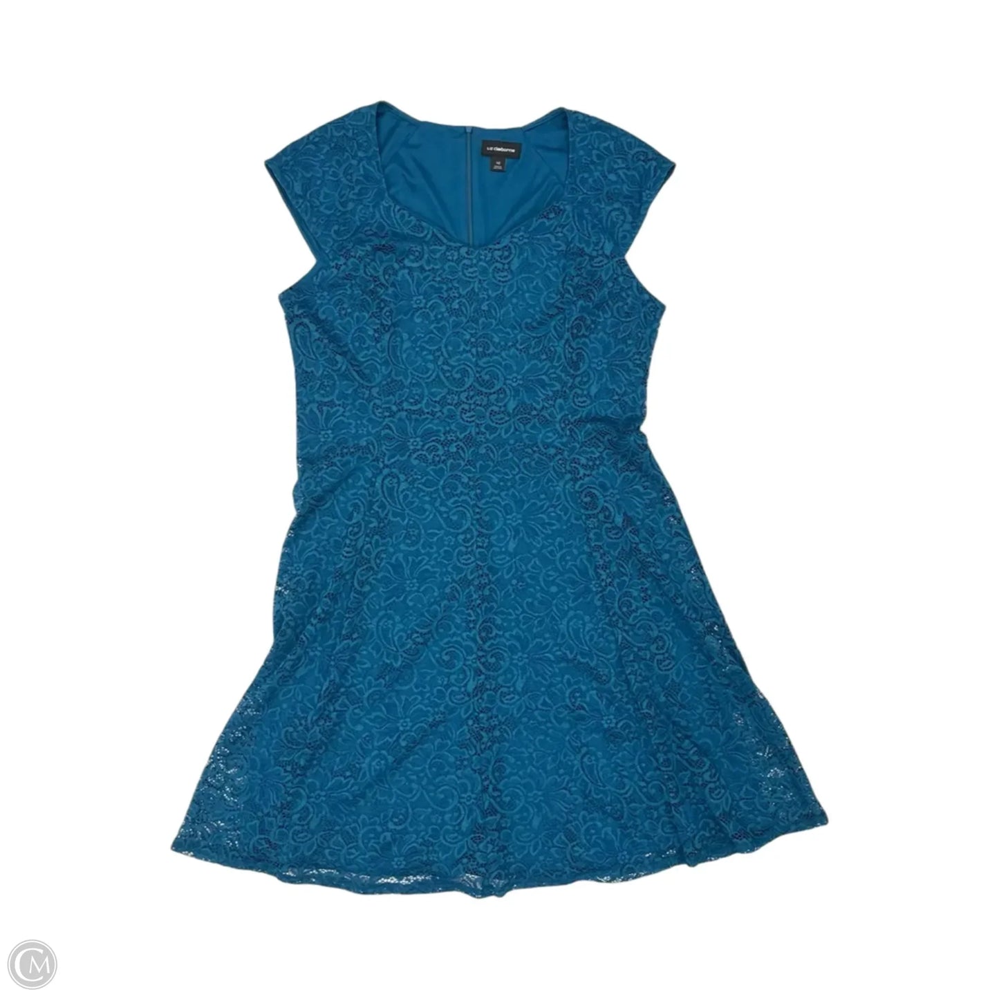 Dress Party Short By Liz Claiborne In Blue, Size: 16