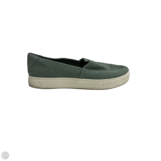 Shoes Flats By Toms In Green, Size: 10