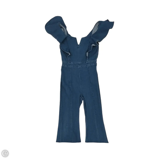 Jumpsuit By Flying Tomato In Blue Denim, Size: S