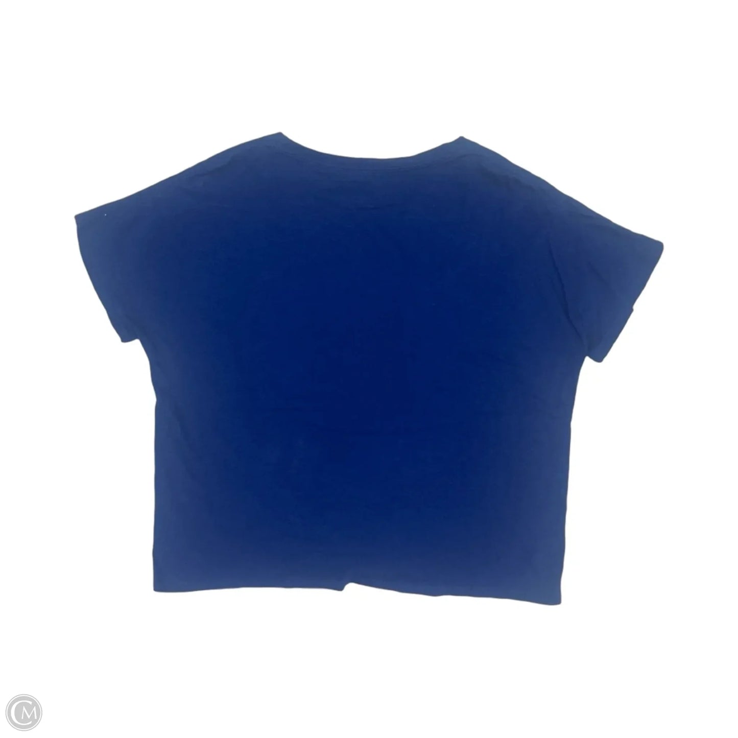 Athletic Top Short Sleeve By Clothes Mentor In Blue, Size: Xl