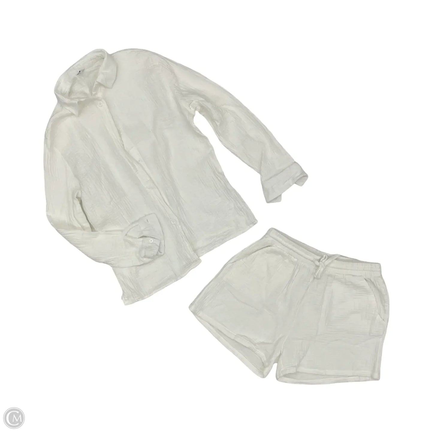 Shorts Set By Nordstrom In White, Size: S