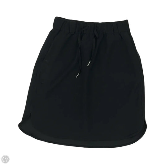 Athletic Skirt By Lululemon In Black, Size: S