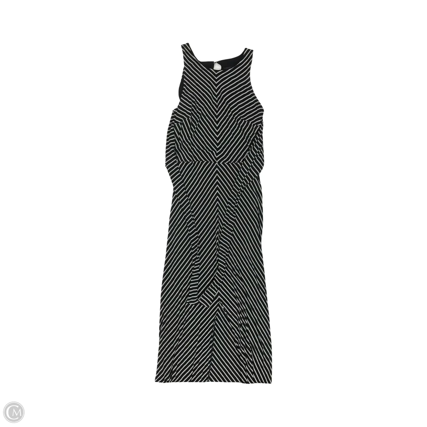 Dress Casual Maxi By White House Black Market In Black & White, Size: S