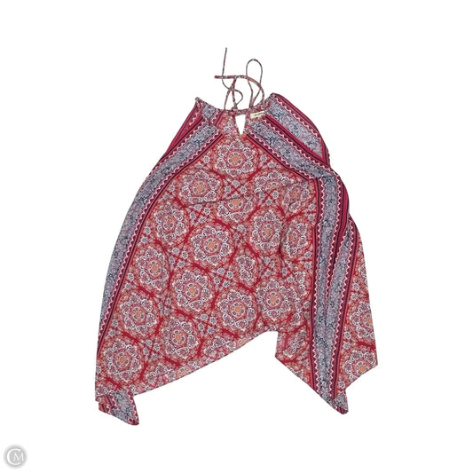 Tunic Sleeveless By Max Studio In Red, Size: L