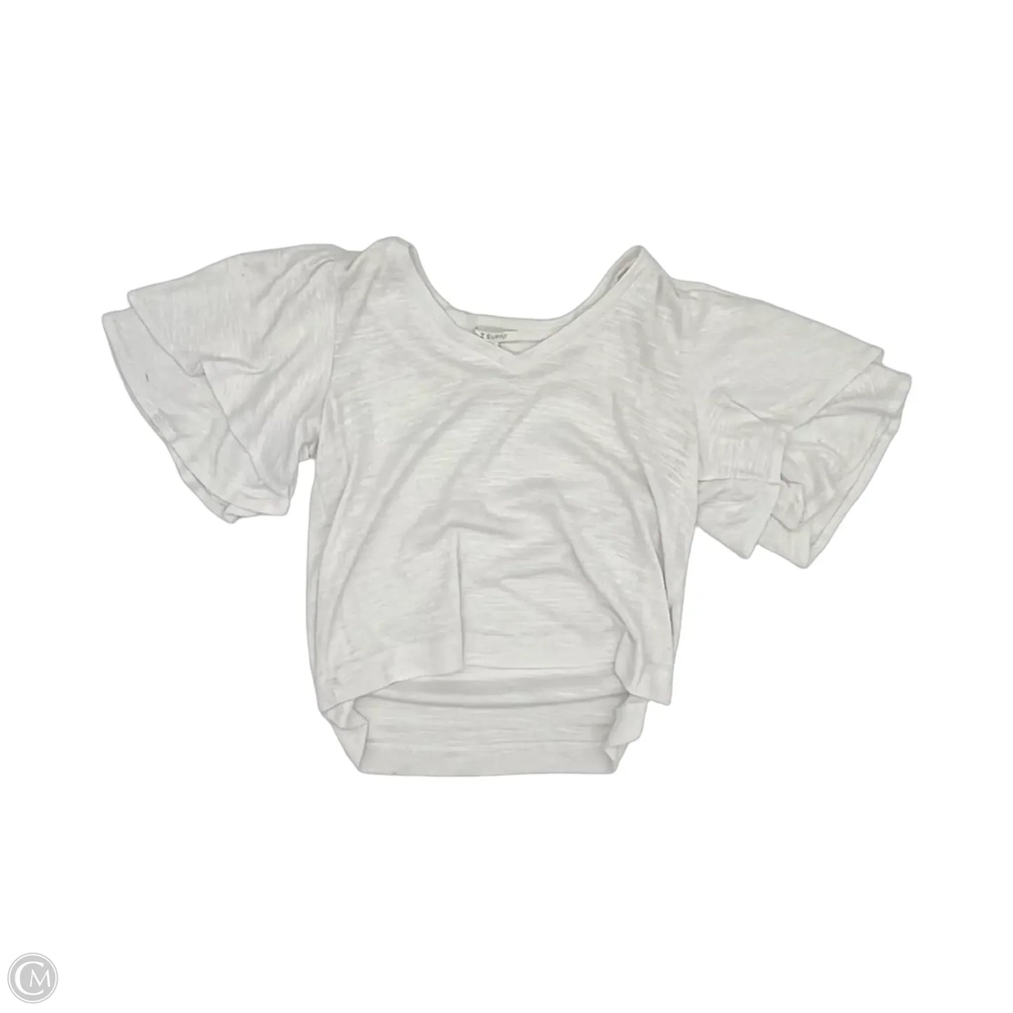 Top Short Sleeve By Z Supply In White, Size: S