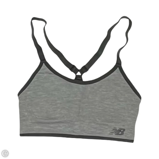 Athletic Bra By New Balance In Grey, Size: S