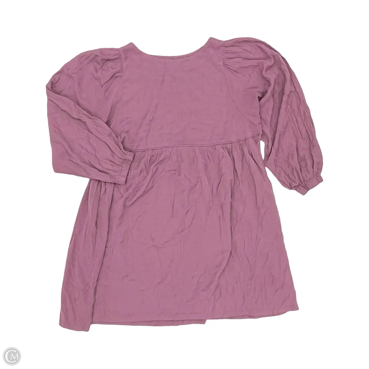Dress Casual Short By Chicsoul In Purple, Size: 2x