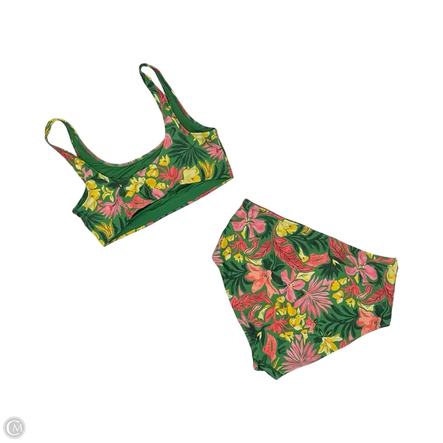 Swimsuit 2pc By Old Navy In Green, Size: L