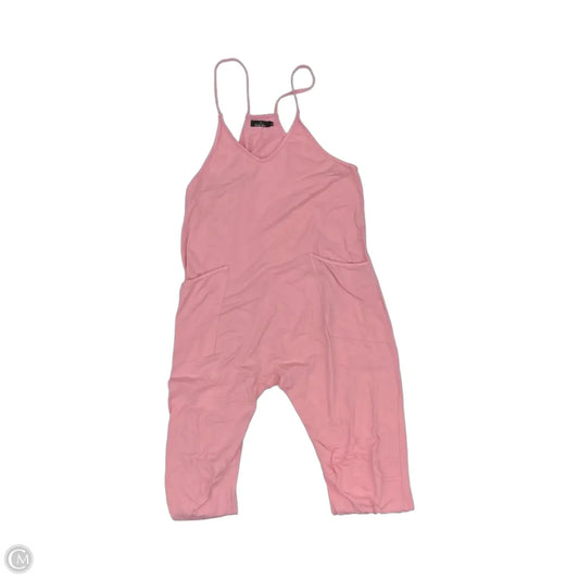 Jumpsuit By Trendy Queen In Pink, Size: M