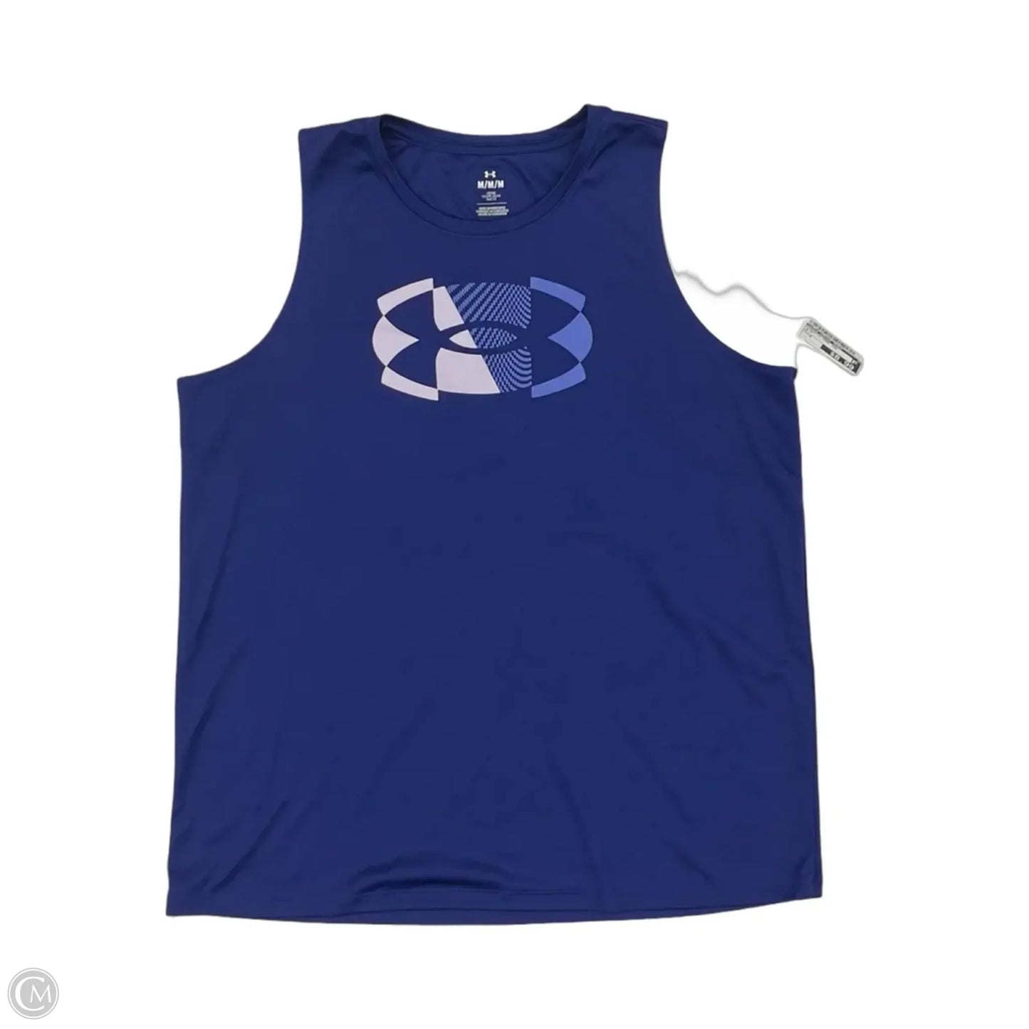 Athletic Tank Top By Under Armour In Blue, Size: M