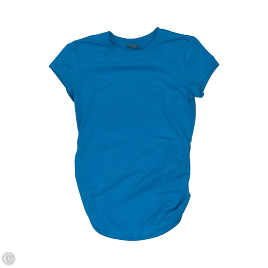 Athletic Top Short Sleeve By Calia In Blue, Size: Xs