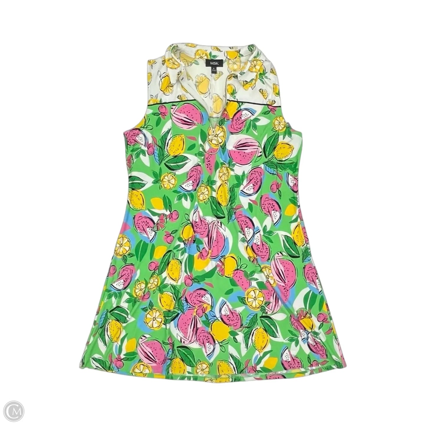 Dress Party Short By Msk In Green, Size: Xl