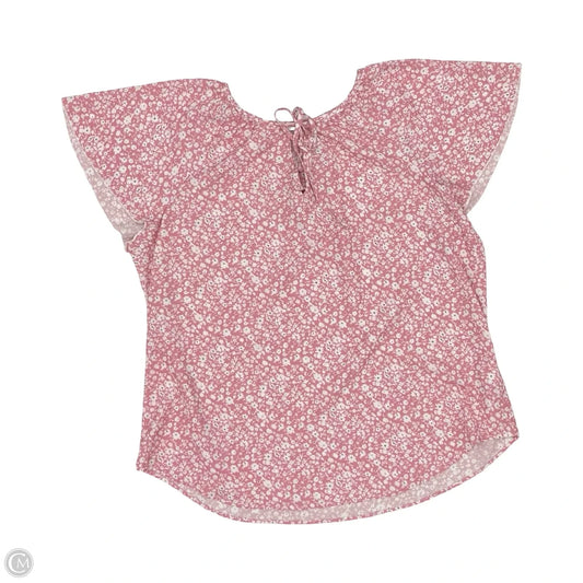 Blouse Short Sleeve By Clothes Mentor In Pink, Size: 2x