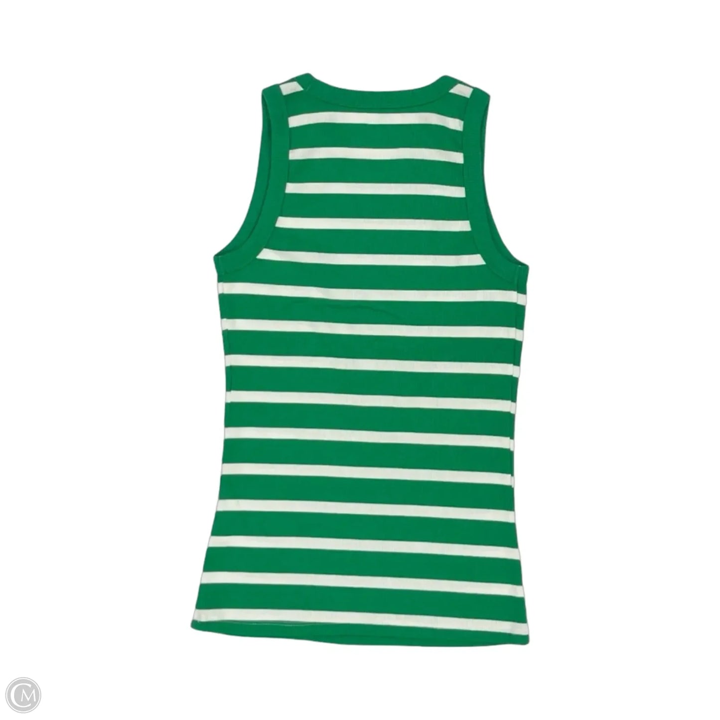 Tank Top By Sonoma In Green & White, Size: M